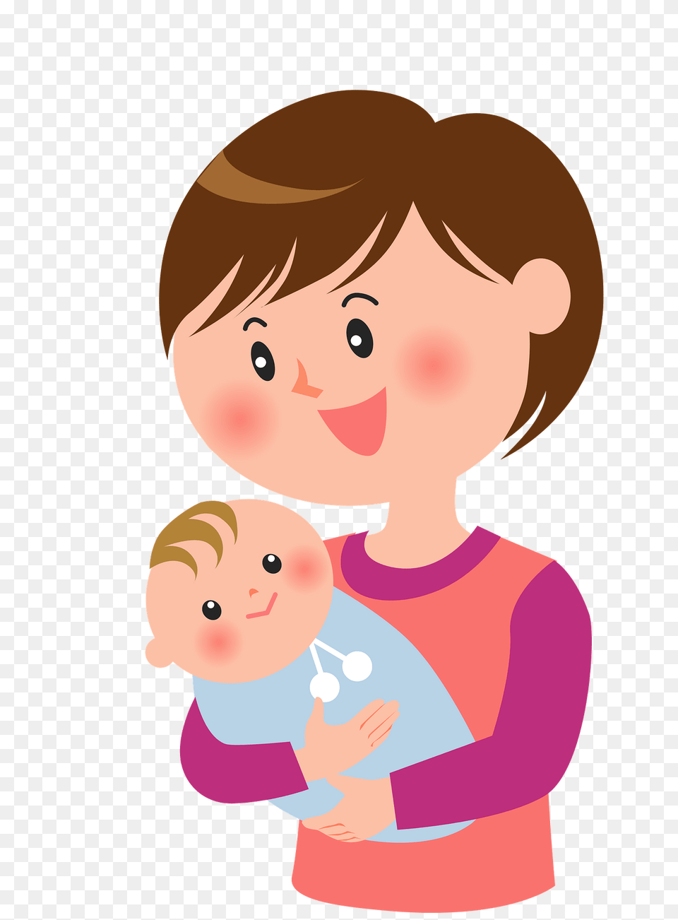 Mother And Baby Clipart, Face, Head, Person, Photography Free Png Download