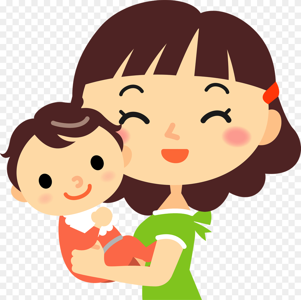 Mother And Baby Clipart, Person, Face, Head Free Png Download
