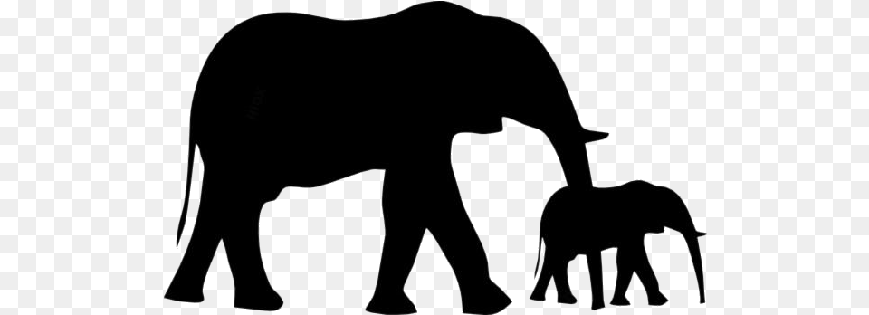 Mother And Baby Images Alabama Elephant, Animal, Mammal, Wildlife Png