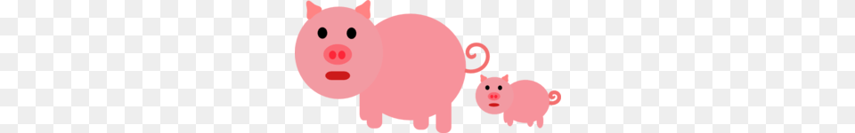 Mother And Baby Piglet Clip Art, Person, Piggy Bank, Animal Png