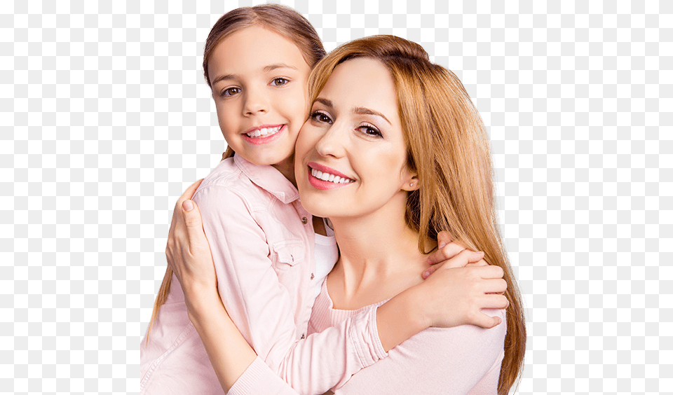 Mother And Daughter Smiling Together Mother And Daughter With Braces, Face, Smile, Happy, Head Png Image