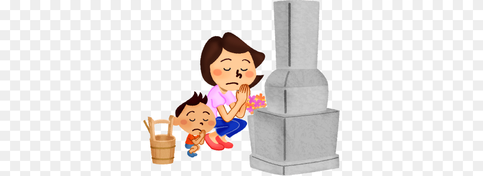 Mother And Son Visiting Grave Clipart Illustrations, Face, Head, Person, Baby Free Transparent Png