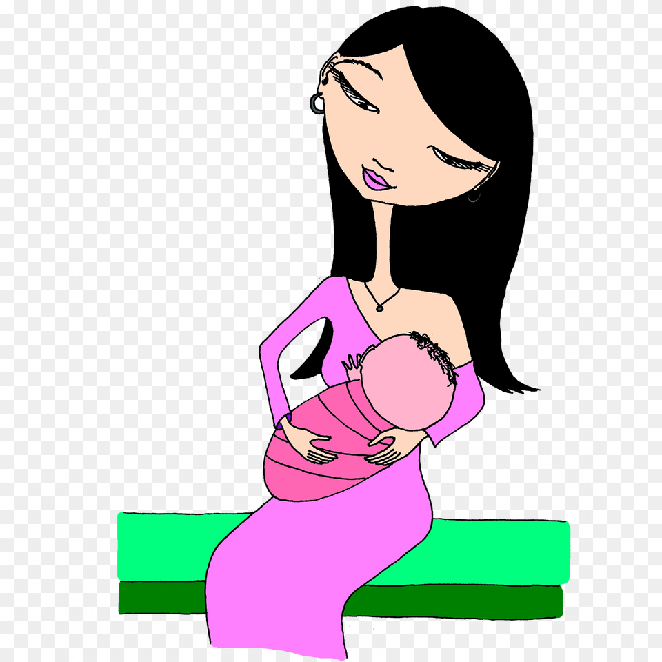 Mother Breastfeeding Clipart, Adult, Female, Person, Woman Png