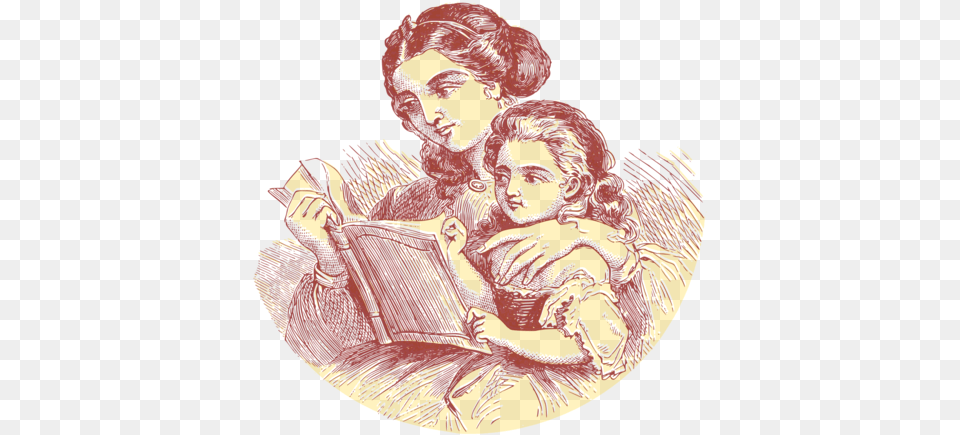 Mother Child Son Infant Daughter Sharing Secrets Nineteenth Century Women39s Relations, Art, Adult, Person, Man Free Png Download