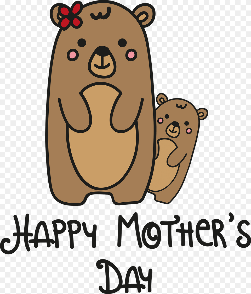 Mother Clipart, Animal, Bear, Mammal, Wildlife Free Png