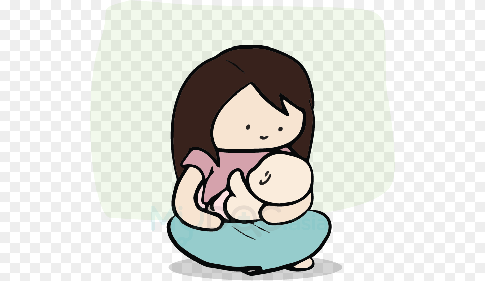 Mother Clipart Breast Feeding Mother Breast Feeding Transparent, Face, Head, Person, Photography Png