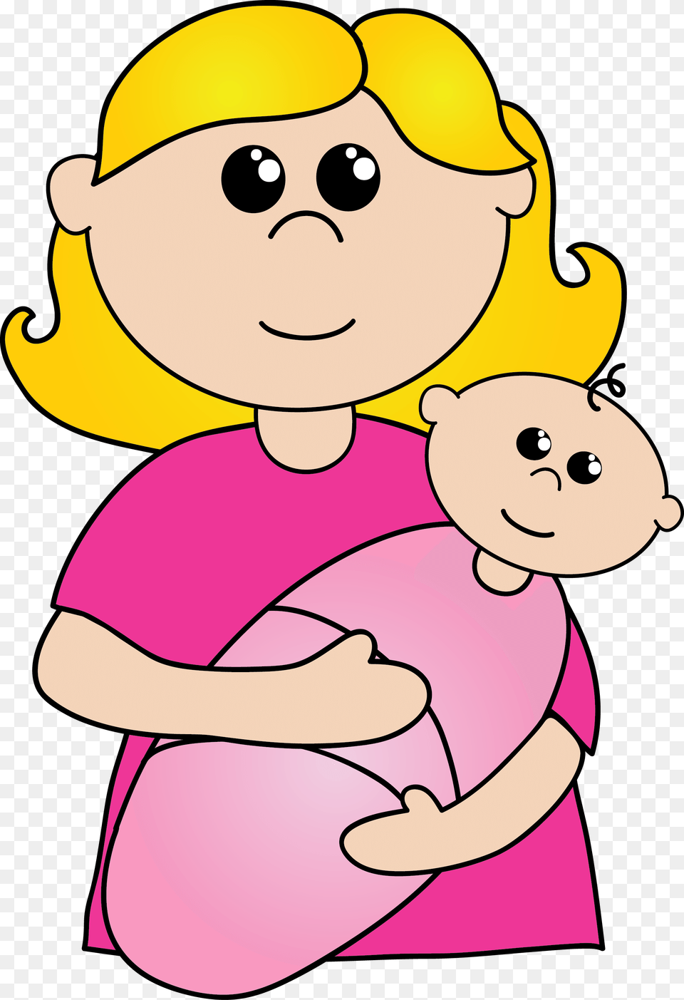 Mother Cliparts, Cartoon, Baby, Person, Bathroom Png