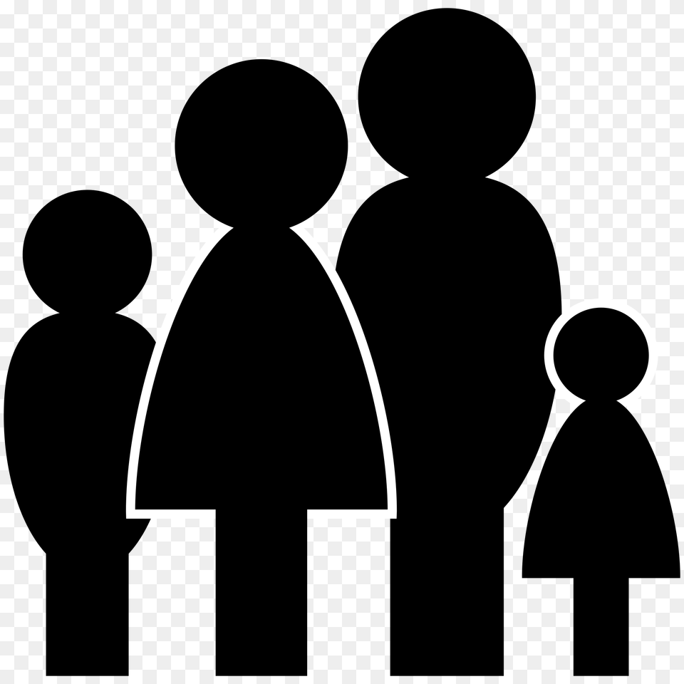 Mother Daughter Clip Art, Silhouette, People, Person, Adult Png Image