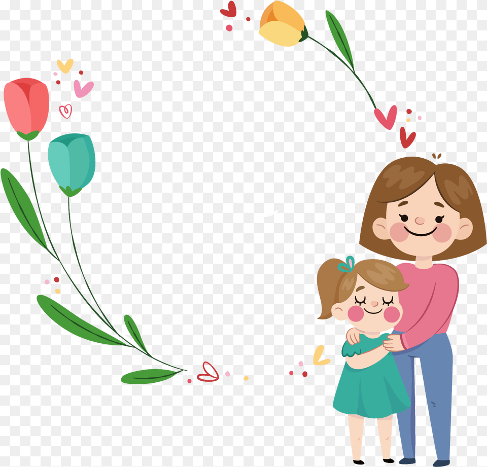 Mother Day Cartoon, Art, Floral Design, Graphics, Pattern Png