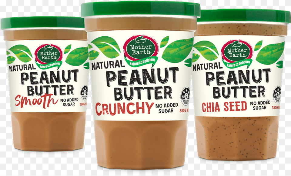 Mother Earth Peanut Butter Smooth, Food, Peanut Butter, Cream, Dessert Free Png