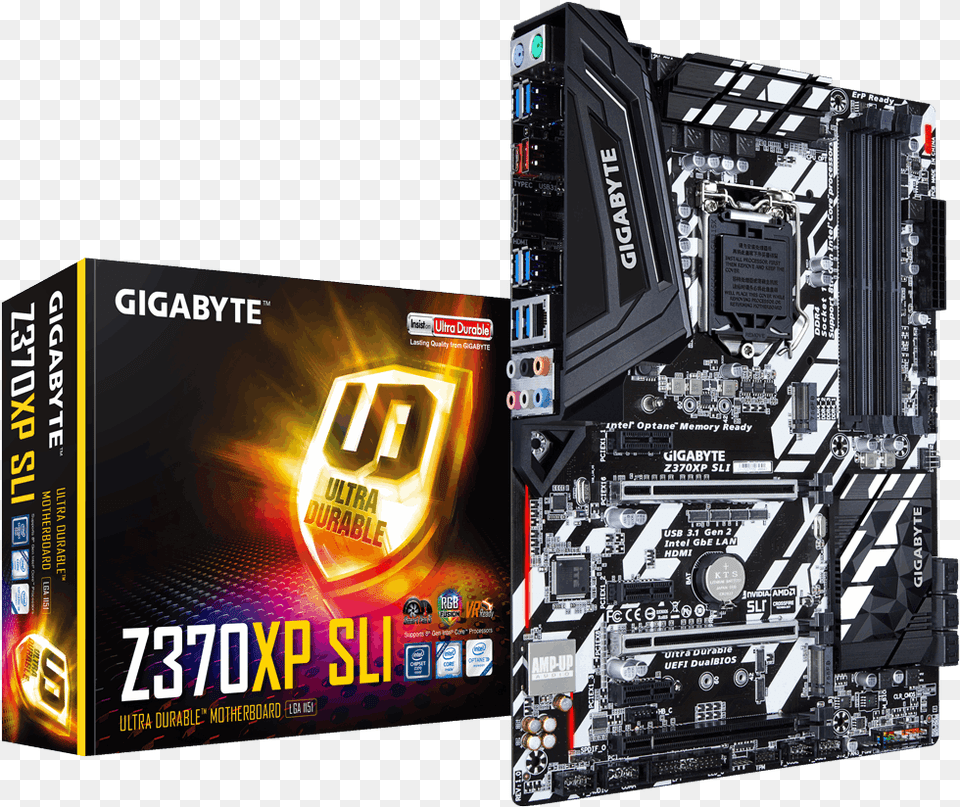 Mother Gigabyte Z370xp Sli, Computer Hardware, Electronics, Hardware Free Png Download