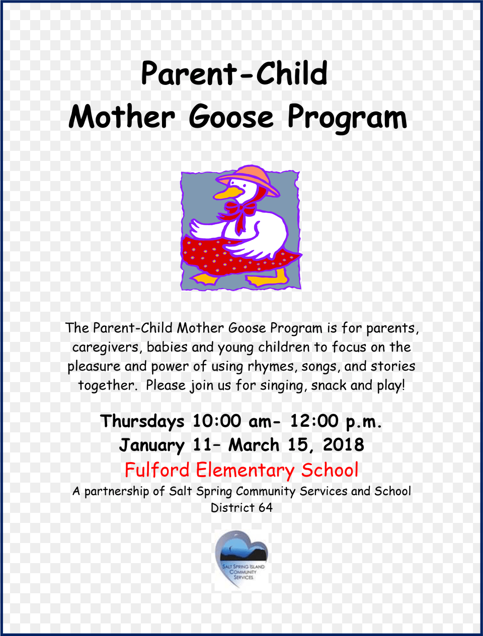 Mother Goose Winter Cartoon, Animal, Bird Free Png