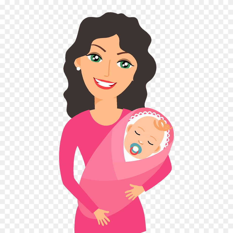 Mother Holding Baby Clipart, Adult, Portrait, Photography, Person Free Png