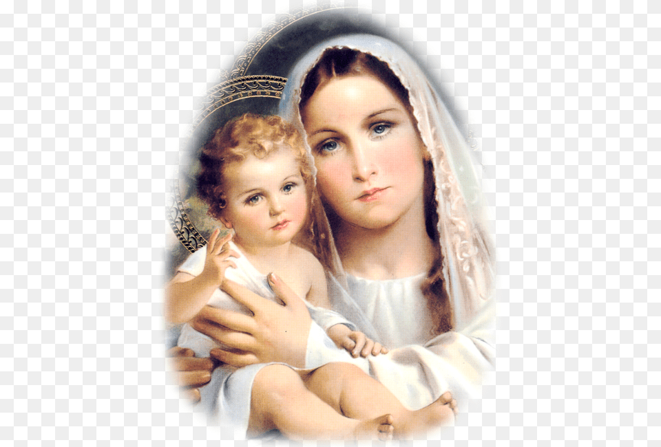 Mother Mary Our Lady Of Snow, Head, Portrait, Photography, Face Free Transparent Png