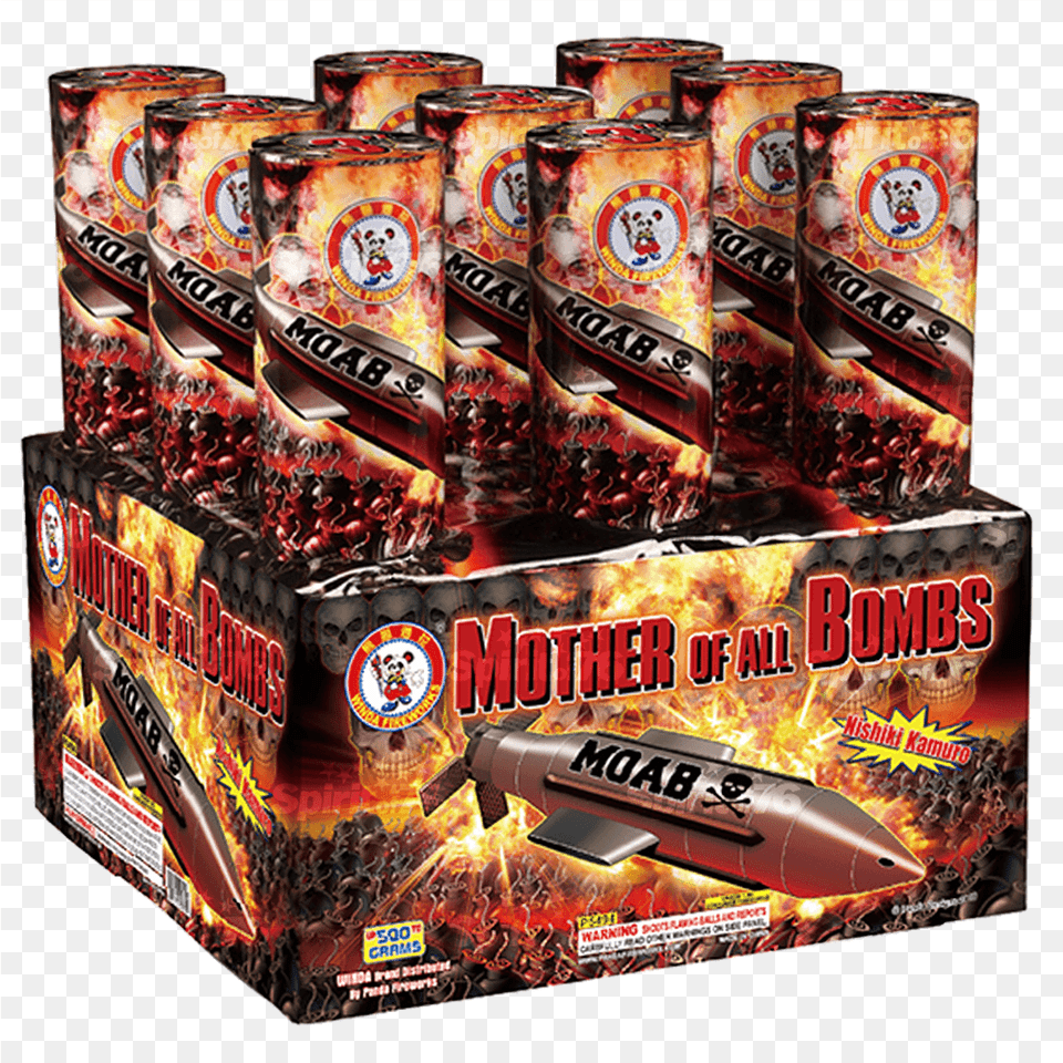 Mother Of All Bombs Firework, Food, Sweets, Can, Tin Free Png