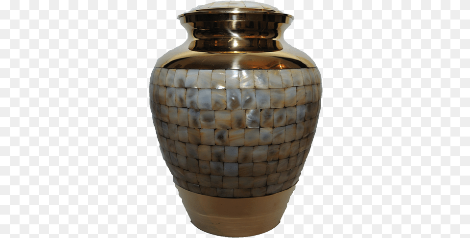Mother Of Pearl Cremation Urn Vase, Jar, Pottery, Ammunition, Grenade Png