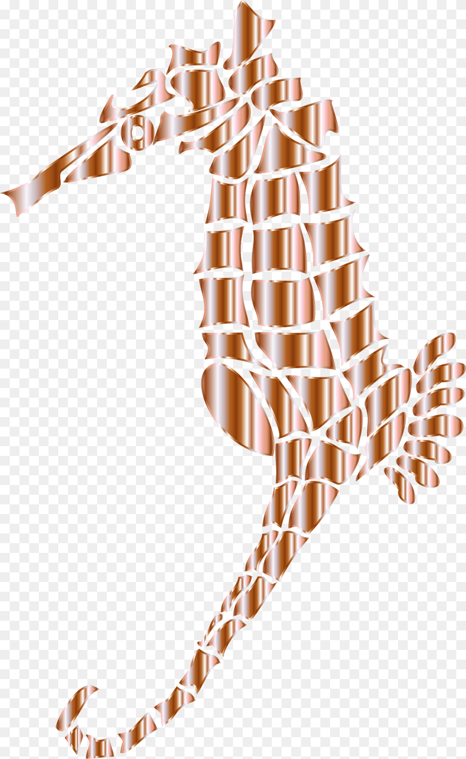 Mother Of Pearl Stylized Seahorse Silhouette No Background, Animal, Mammal, Sea Life, Adult Free Transparent Png