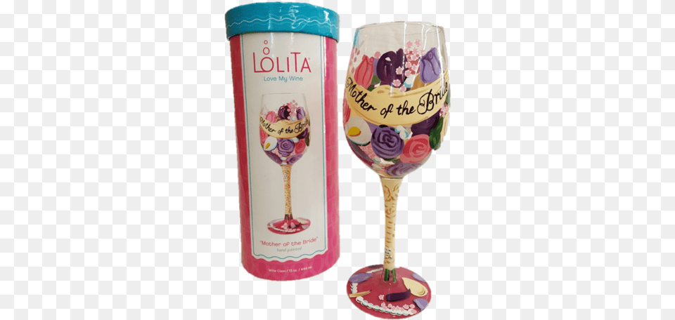 Mother Of The Bride Wine Glass By Lolita Wedding Wedding, Alcohol, Liquor, Wine Glass, Goblet Png
