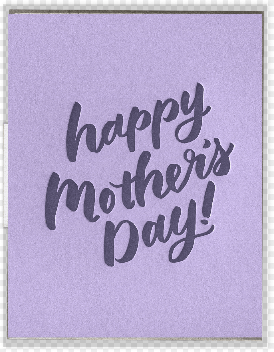 Mother S Day Script Letterpress Greeting Card Christmas Card, Calligraphy, Handwriting, Text Png