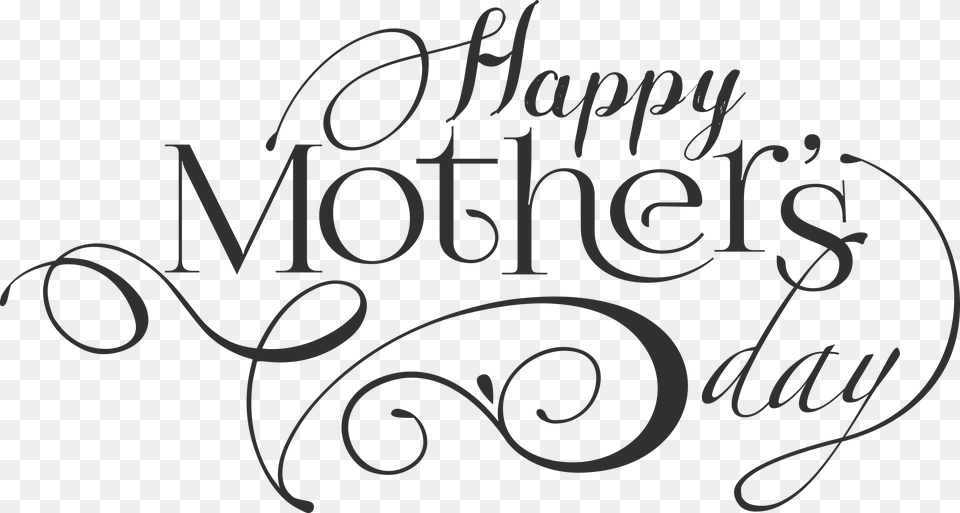 Mother S Day Words Clipart Calligraphy, Text, Handwriting Png