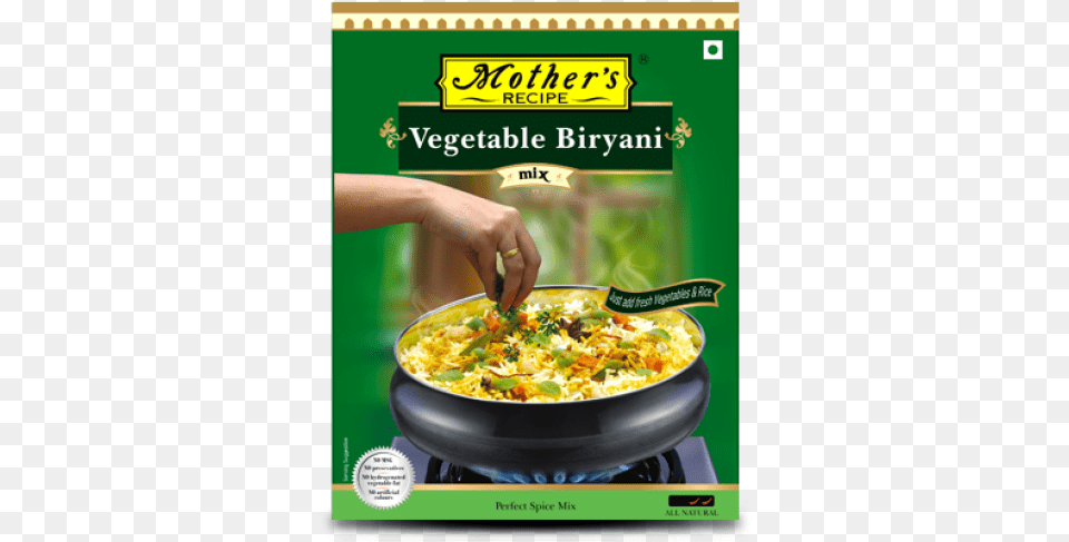 Mother S Recipe Vegetable Biryani Mother39s Recipe Biryani Paste, Food, Meal, Advertisement, Dish Png