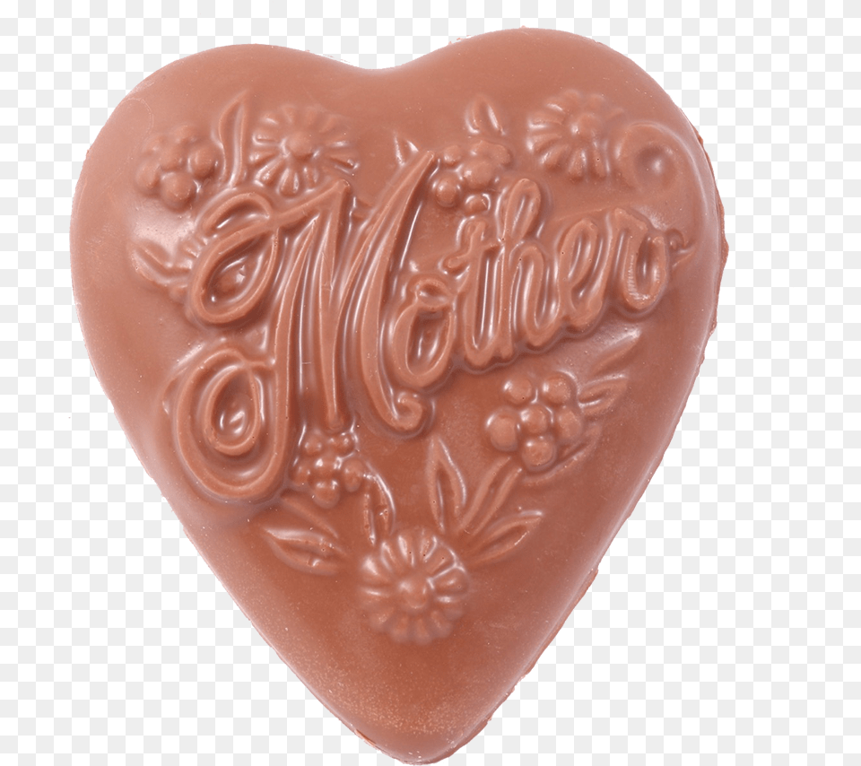 Mother Solid Heart Mold Chocolate, Dessert, Food, Person, Sweets Free Transparent Png