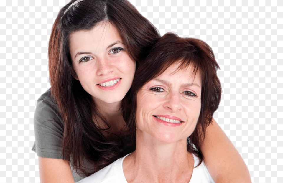 Mother Teenage Daughter Spa Day, Adult, Smile, Portrait, Photography Png Image