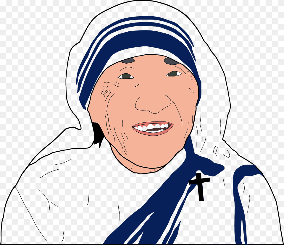 Mother Teresa Clipart, Adult, Person, Woman, Female Png