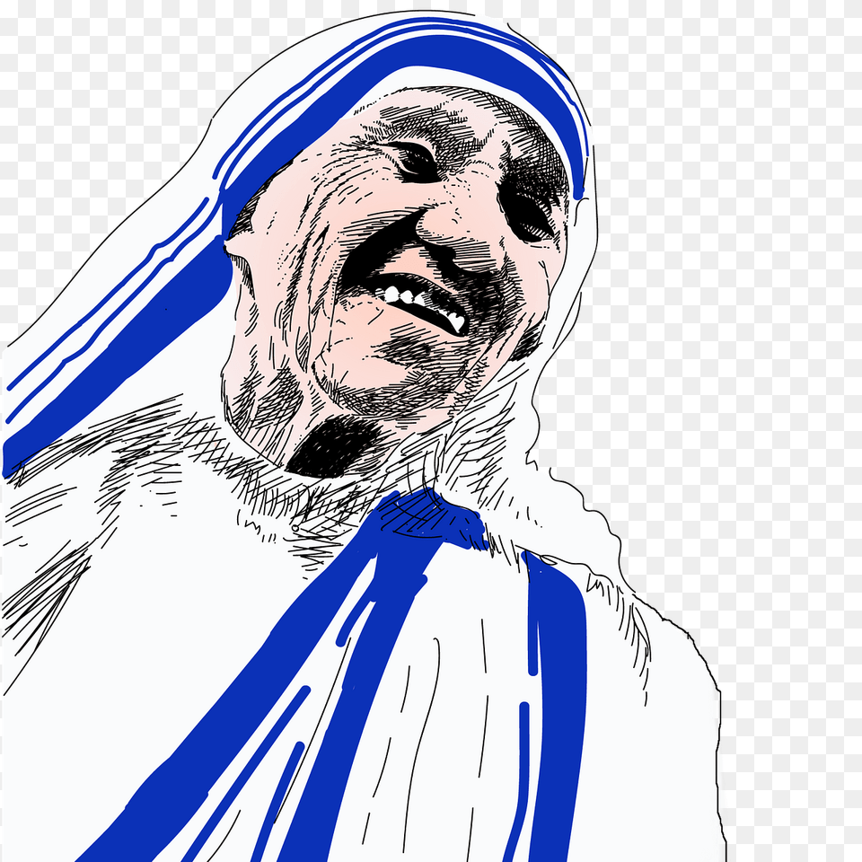 Mother Teresa Clipart, Adult, Photography, Person, Man Free Png