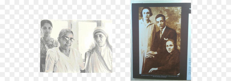 Mother Teresa Mother Teresa And Her Family, Face, Art, Portrait, Photography Free Transparent Png