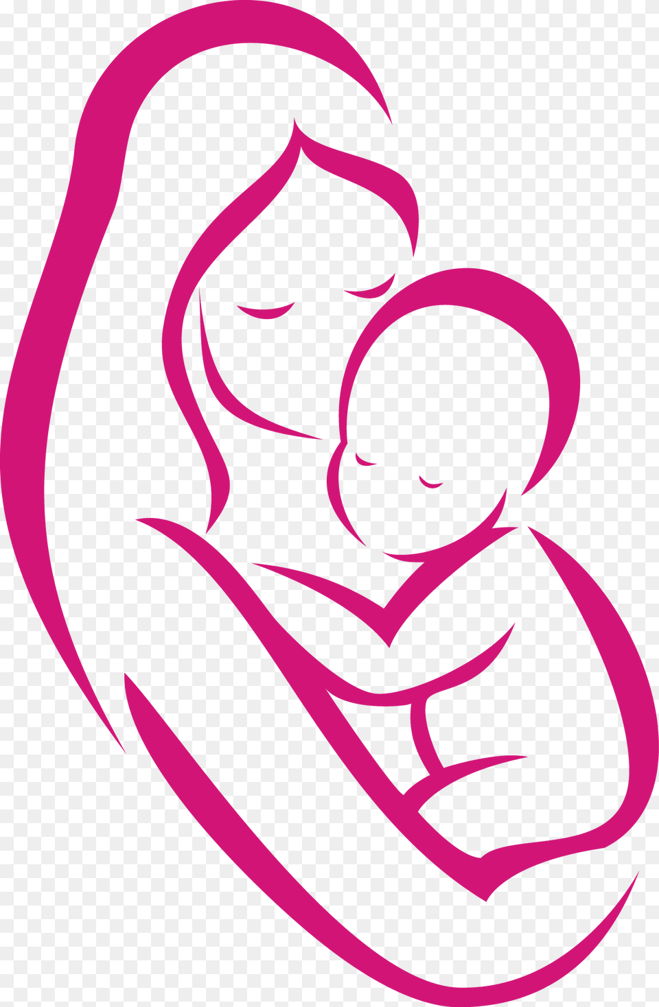 Mother Vector Baby Line Image Freeuse Belated Happy Mother39s Day, People, Person, Face, Head Free Png Download