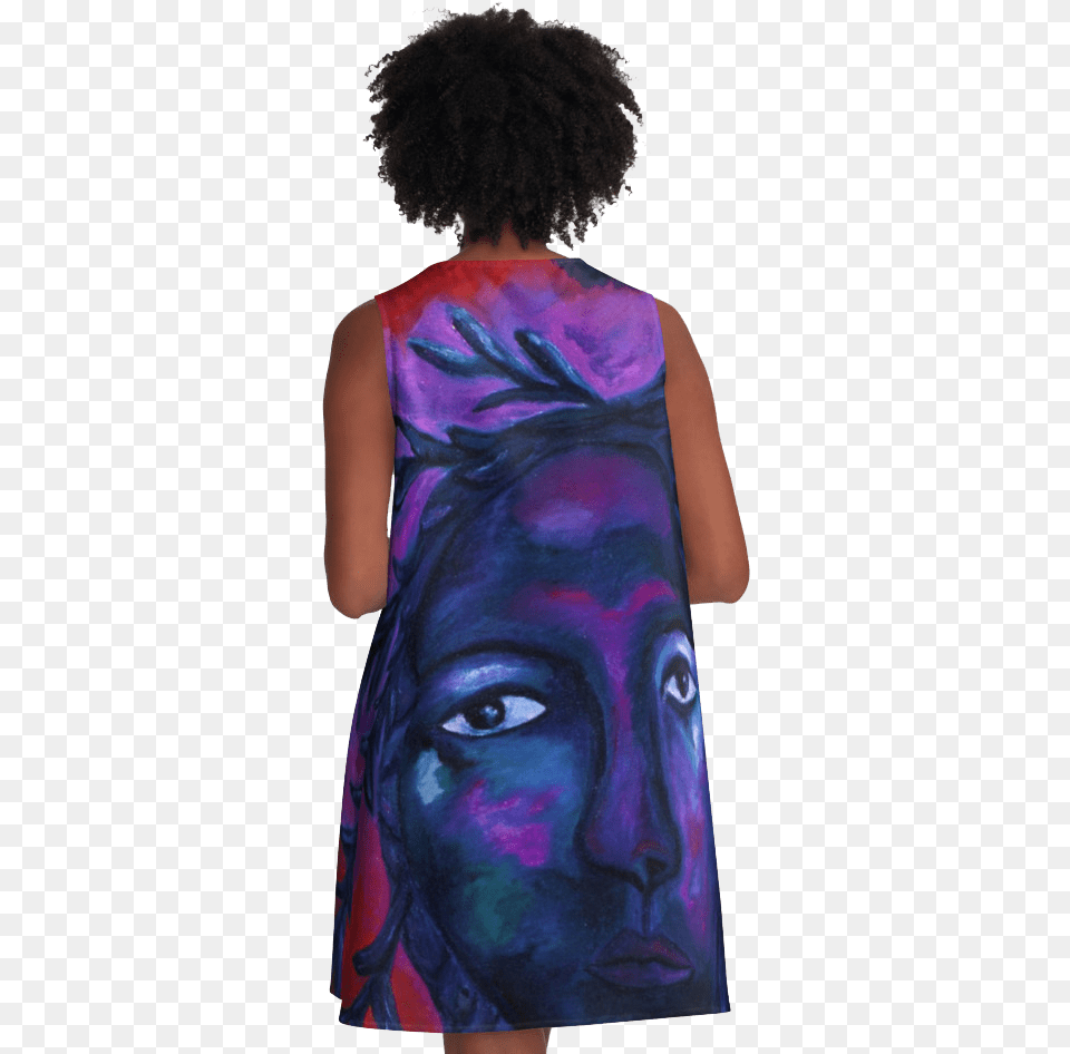 Mother Watching All Crimson Amp Violet Compassion Oil Afro, Back, Body Part, Dye, Person Free Png