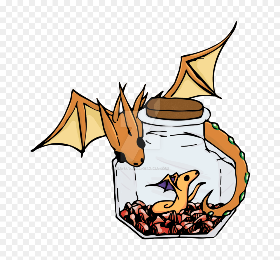 Mother Wind Drake And Baby In A Bottle Sticker, Jar, Pottery, Vase Free Png Download