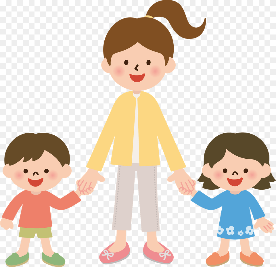 Mother With Son And Daughter Clipart, Baby, Person, Photography, Face Png Image