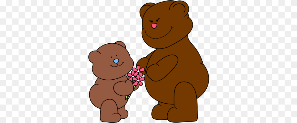 Motherampday Clip Art Mother Bear And Baby Bear Clipart, Animal, Mammal, Wildlife, Teddy Bear Free Transparent Png
