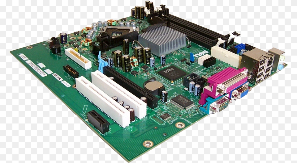 Motherboard, Computer Hardware, Electronics, Hardware, Printed Circuit Board Png Image