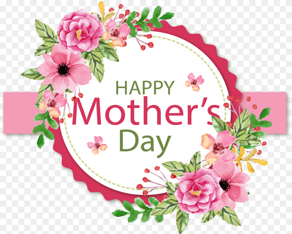 Motherquots Day Flower Paper Euclidean Vector Happy Mothers Day Transparent, Art, Mail, Greeting Card, Graphics Free Png Download