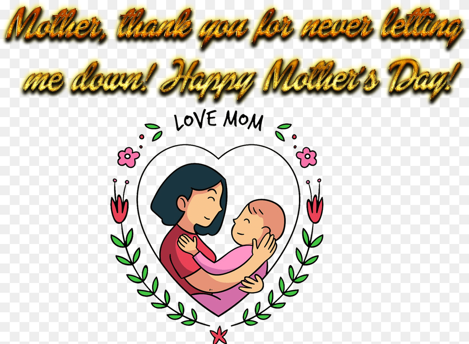 Mothers Day Background Cartoon Mother Day, Book, Publication, Comics, Baby Free Png Download