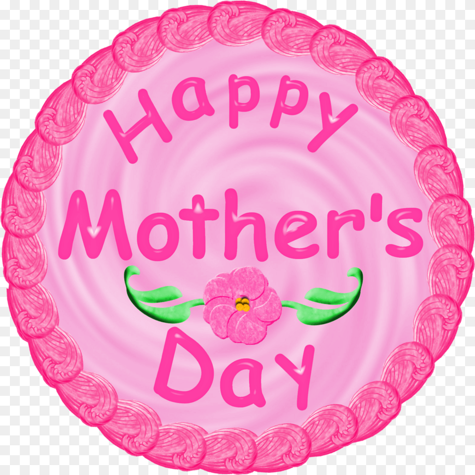 Mothers Day Clipart Cake, Birthday Cake, Cream, Dessert, Food Png