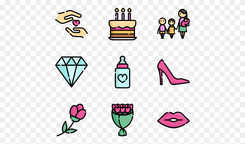 Mothers Day Icon Packs, Clothing, Footwear, High Heel, Shoe Png