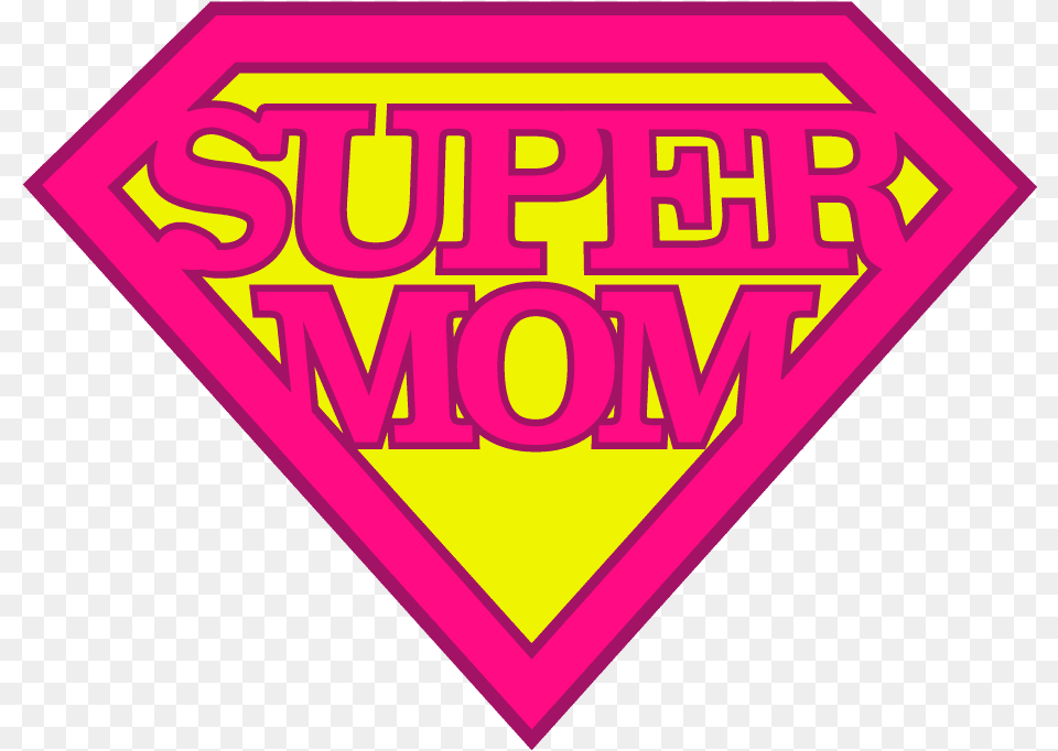 Mothersday Supermom Sign, Logo, Symbol Png Image