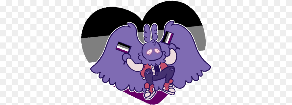 Mothman Pride Cartoon, Purple, Baby, Person Free Png Download