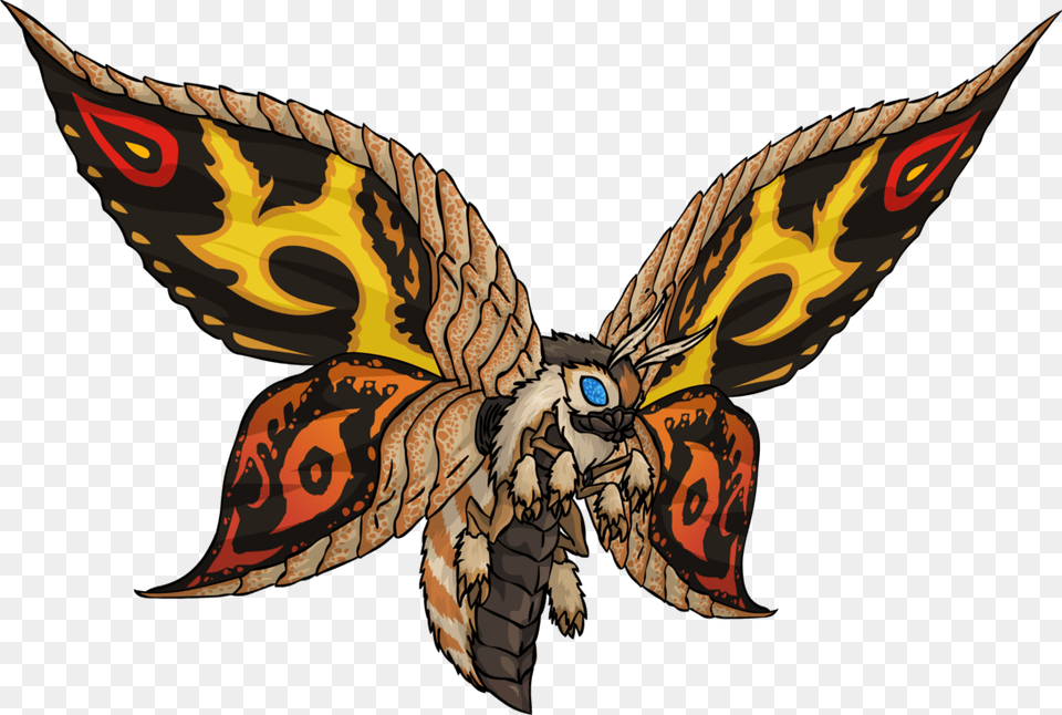 Mothra Animal, Dinosaur, Reptile Png Image