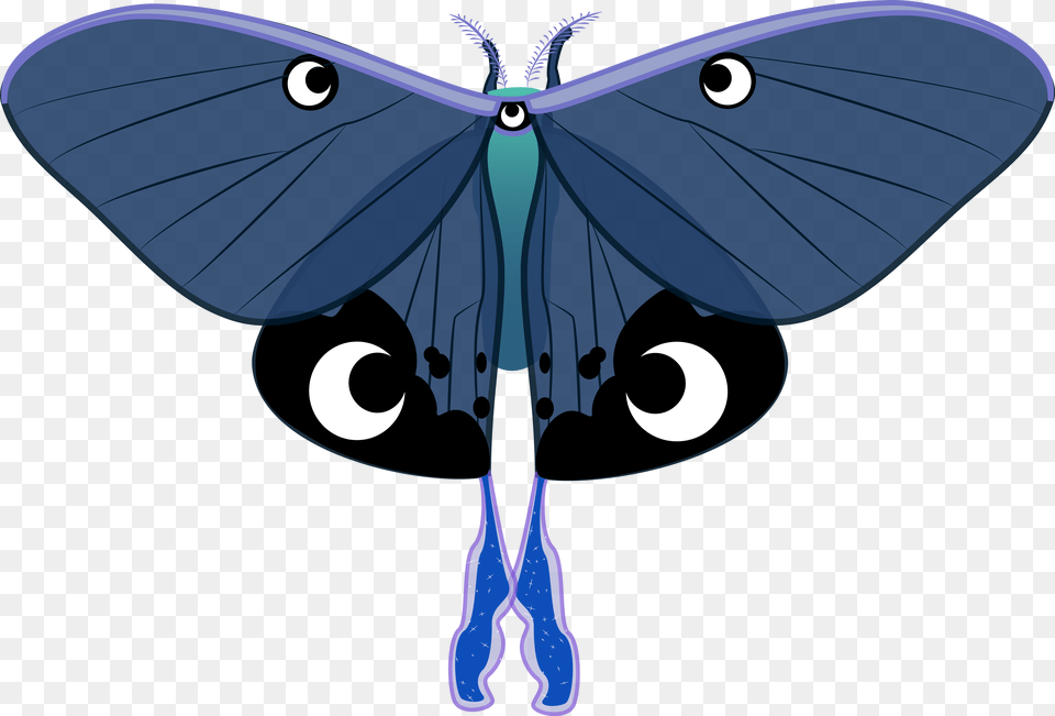 Moths And Butterflies Clipart Butterfly Luna Moth Luna Princess Luna, Animal, Insect, Invertebrate, Fish Free Transparent Png