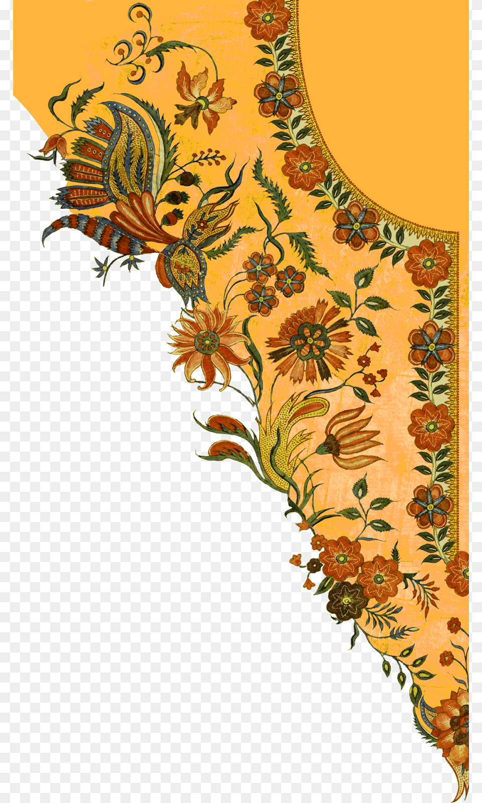 Motif, Art, Embroidery, Floral Design, Graphics Png Image