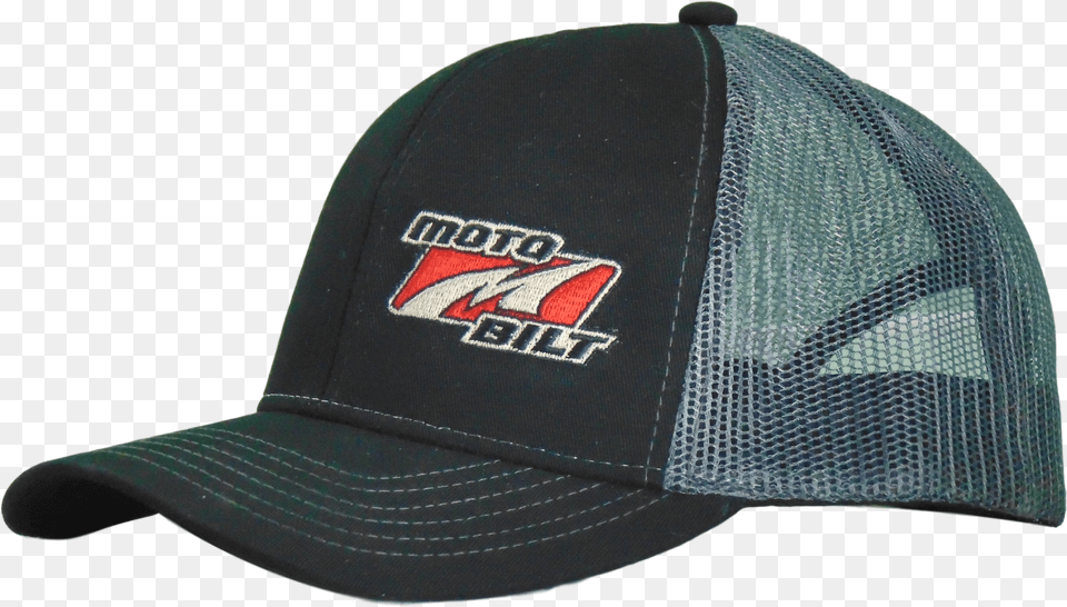 Motobilt Trucker Hat Black Amp Grey Baseball Cap, Baseball Cap, Clothing Png Image