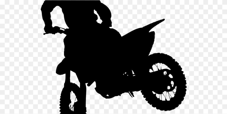 Motocross Clipart Motocross Icon Black And White, Gray Free Transparent Png