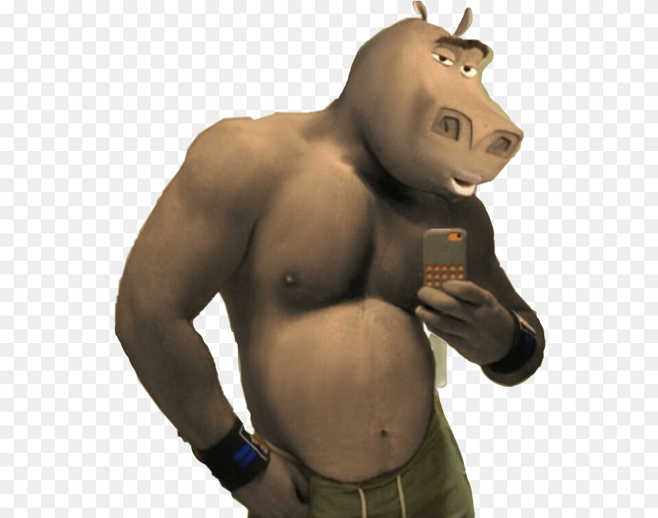 Motomoto Meme Shrek Black Phone Sexy Sexy Donkey From Shrek, Adult, Person, Man, Male Png Image