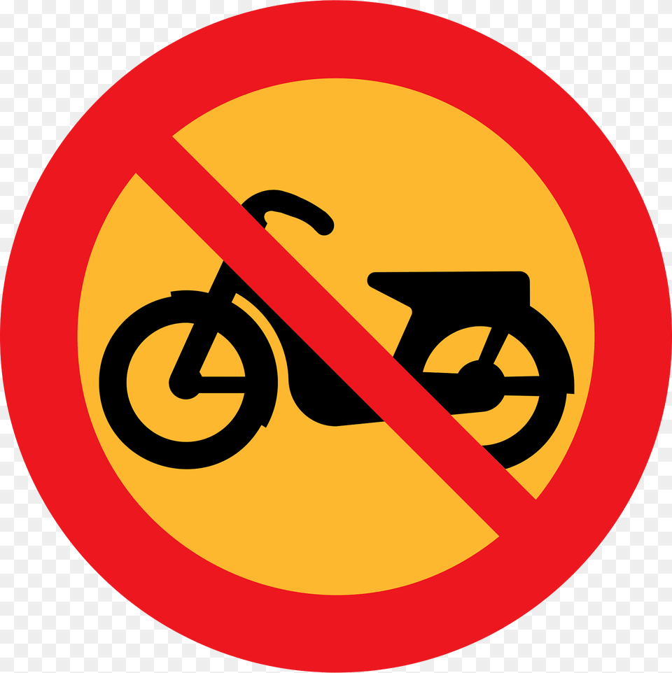 Motor Bike Clipart, Sign, Symbol, Road Sign Png Image