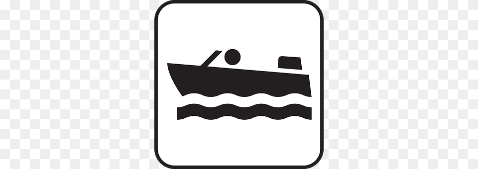 Motor Boat Stencil, Smoke Pipe, Transportation, Vehicle Free Png